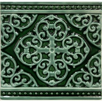 Grosvenor Jade Breeze on Victorian Green 152 x 152 x 7 