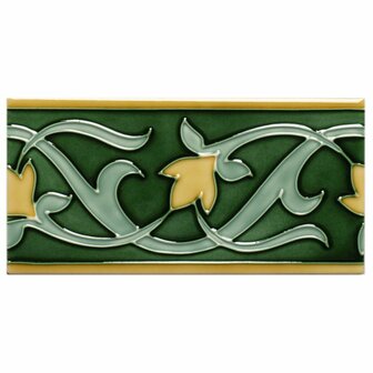 Lafleur Border on Victorian Green 152 x 75 x 7