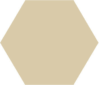 Winckelmans Hexagon Ivoire, 25 x 25 x 3,8 (op net)