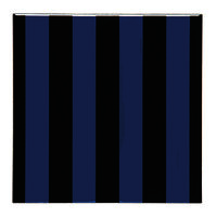 Faberge Stripe Blue on Jet Black 152 x 152