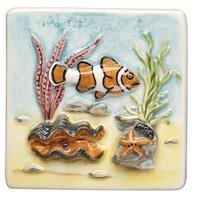 Coral Reef Clown Fish 100 x 100