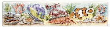 Coral Reef Emperor and Clown Fish Border 200 x 50