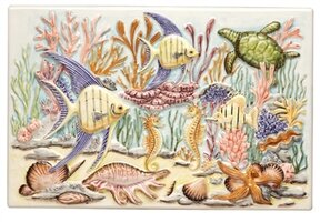 Coral Reef Coral Reef Plaque 300 x 200