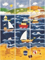 Seaside Collection Seaside 12-tile set 310 x 415